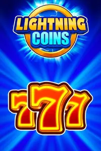 lightning coins slot logo